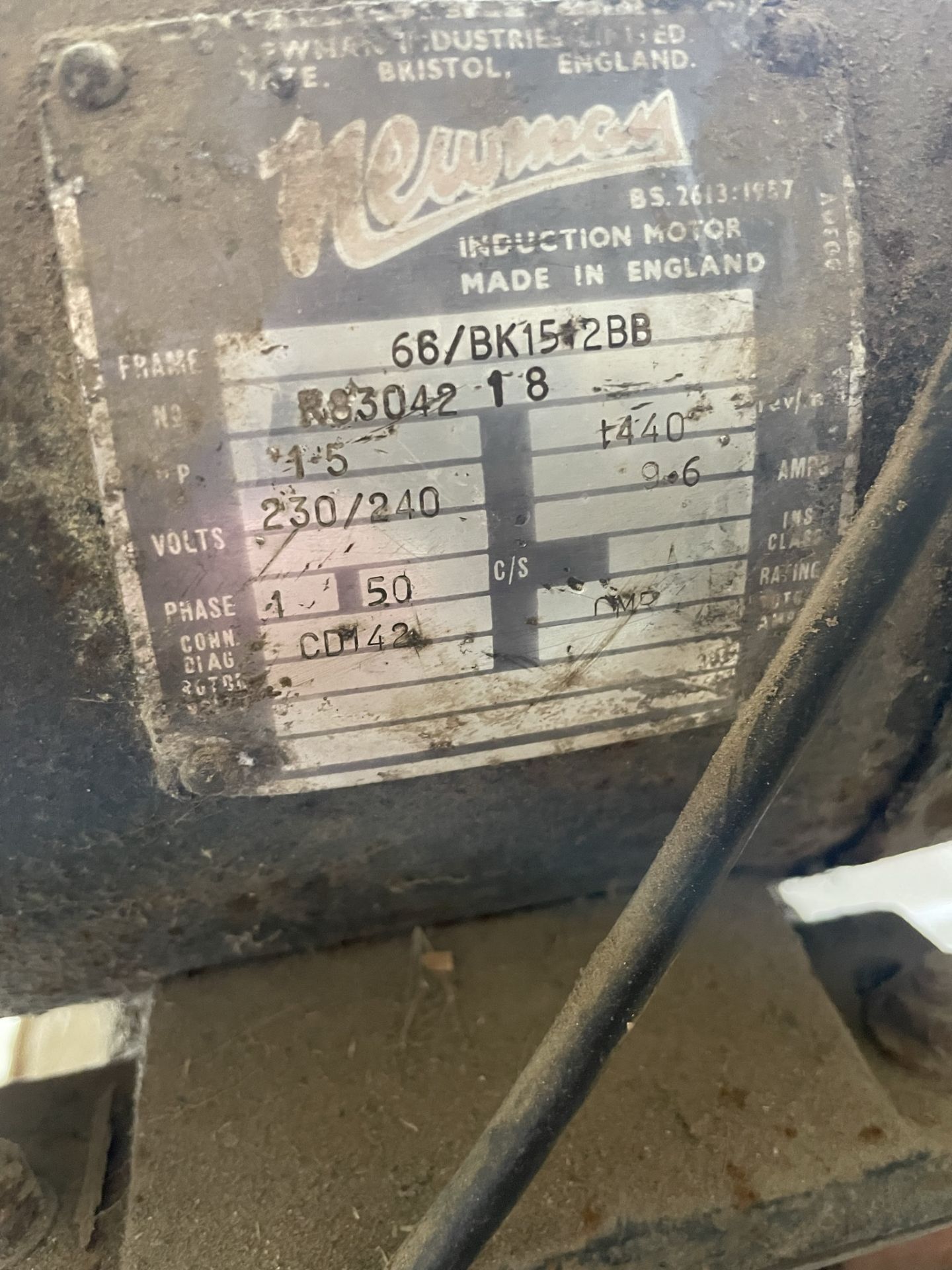 240V Newman Compressor R83042 18 - Image 4 of 4