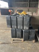 Quantity of Plastic Water Tanks x 4