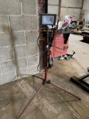 Clarke 20W Electric Light and Stand - Model S20WSFLG 220-240V