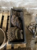 Quantity of Smythe Drill Cogs and weights