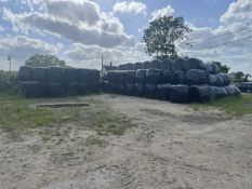 Approx 155 Round Bales of 2021 Silage - no VAT on this lot