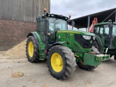 2013 John Deere 6150R 4wd Tractor, approx 5030 hours, Reg No.