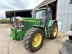 2002 John Deere 7810 4wd Tractor, approx 10,800 hours, Reg No.