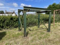 Large steel frame