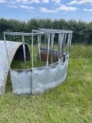 Heavy duty cattle ring feeder