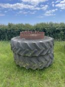 Stocks dual wheels 18.