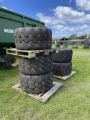 Set Flotation Tyres for Bunnings Trailer - BKT 560/45R22.