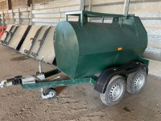 1000L fuel bowser, bunded,