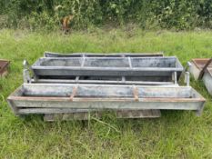 Metal Livestock Troughs x 5