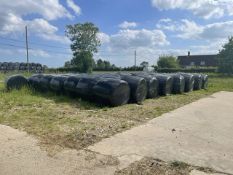 Approx 57 Round Bales of 2022 Silage - no VAT on this lot