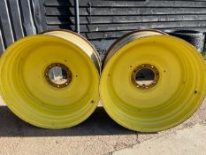 2 x JD Rear tractor rims 18 R38