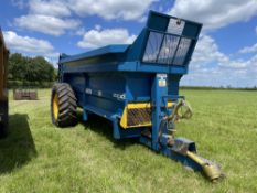 2006 Bunning Lowlander MK.4.12 Muck Spreader, Tyres Alliance 650/65R38 with Very Good Tread.