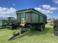 1998 Bunning 14T Hydraulic Tipping Trailer - Tyres 385/65R27.