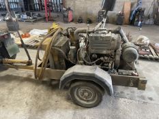 Trailed Compressor, Compair Holman 1.1L, Type 17.10-001, Serial No.