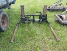 Quickie Flexibal bale grab with JCB brackets