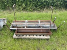 Metal Livestock Troughs x 3