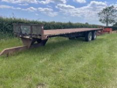 32ft flat bed,