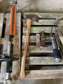 Axe with Wooden Handle