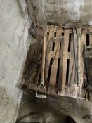 Quantity of Rural Bygones, including saw, silage knife, hay knife, cross cut saw,