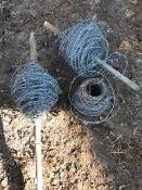 Used barbed wire