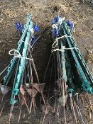 Electric fencing stakes