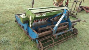 5 Furrow Kockerling Minimat seed drill/press trailer