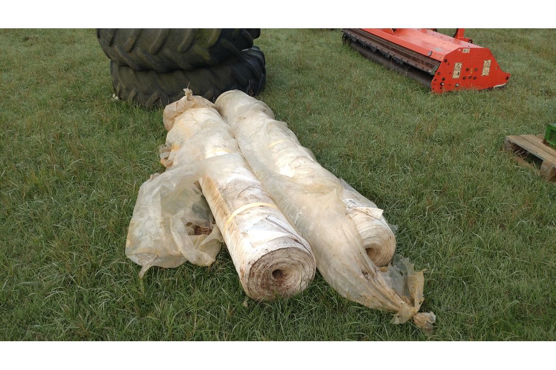 2 x Sugar beet heap frost covers