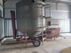 Opico Quiet 590 PTO driven, gas fired grain drier,