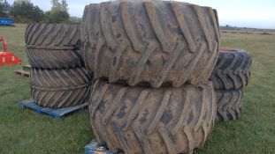 2 x Terra tyres 67 x 34.