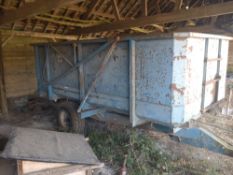 Single Axle 6T Hydraulic tipping trailer with auto tailgate