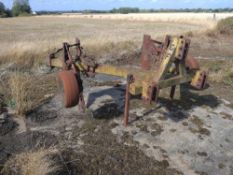 Twin Leg subsoiler with depth wheels
