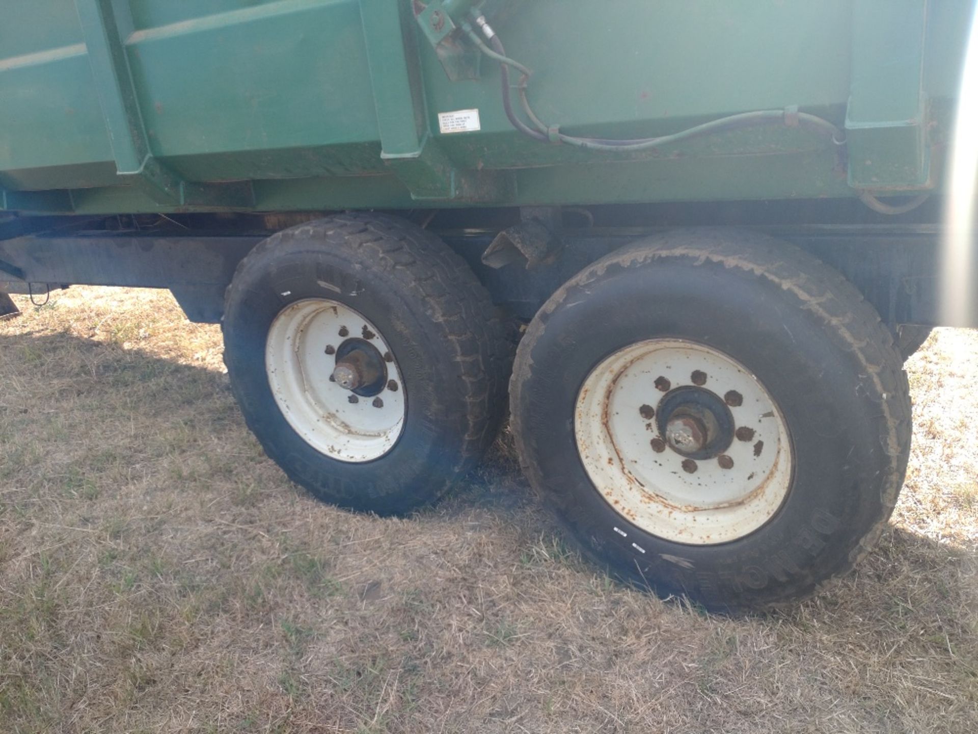 1995 Griffiths GHS-120 tandem axle 12T hydraulic tipping trailer c/w hydraulic tailgate - Image 3 of 5