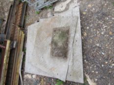 Quantity of aluminium checker plate