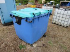 Large wheelie bin of electricial items