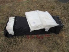 Sun-leisure 6m x 3m folding, heavy duty marquee 50mm diameter,
