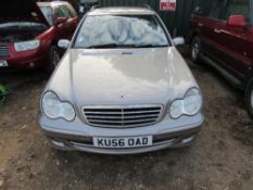 Mercedes KU56 OAD C220 CDI automatic diesel estate car, approximately 189,000 miles, 1 year MOT,