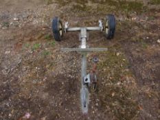 2 Wheel single axle trailer chassis