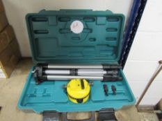 Part laser level and stand