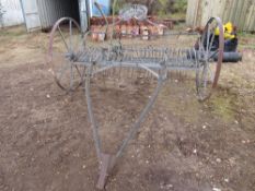 Old hay rake,