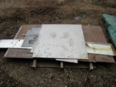 Quantity of reusable steel 6 x 3 2mm plate