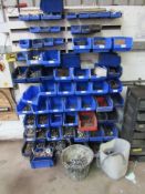 Quantity of nuts and bolts in lin bins