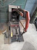 Sealey power hacksaw and 2 x stands,