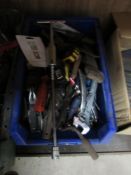 Tray of hand tools