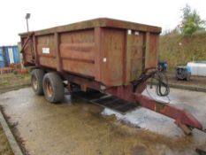 Richard Western 12T trailer with hydraulic tail board,