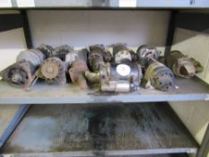 Quantity of starter motors and alternators