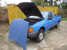 Ford P100 Pickup Truck with 2L Pinto engine and gear box, as found, with V5,
