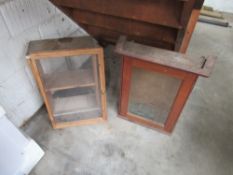 2 x Wooden cabinet