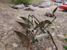 Ransomes TS90 3 furrow one way plough with new mole boards
