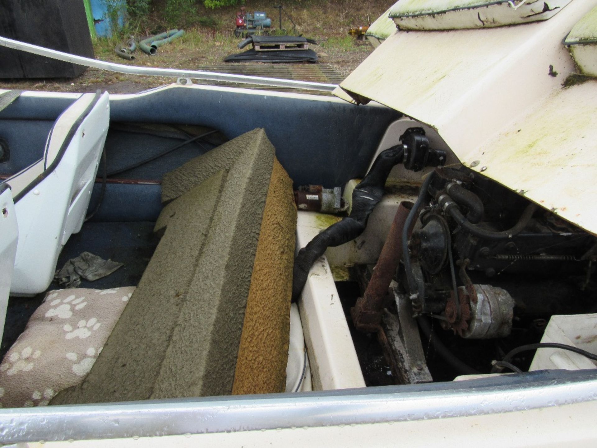 Fletcher speed boat with MER cruiser power train with 4 cylinder petrol engine, as found, - Image 2 of 3