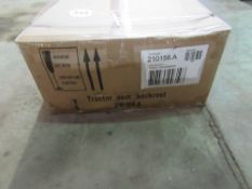 Tractor seat back rest